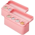 thumbnail image 1 of Organizador para monedas JOYTUTUS Universal Car Pink (paquete de 2), 1 of 6