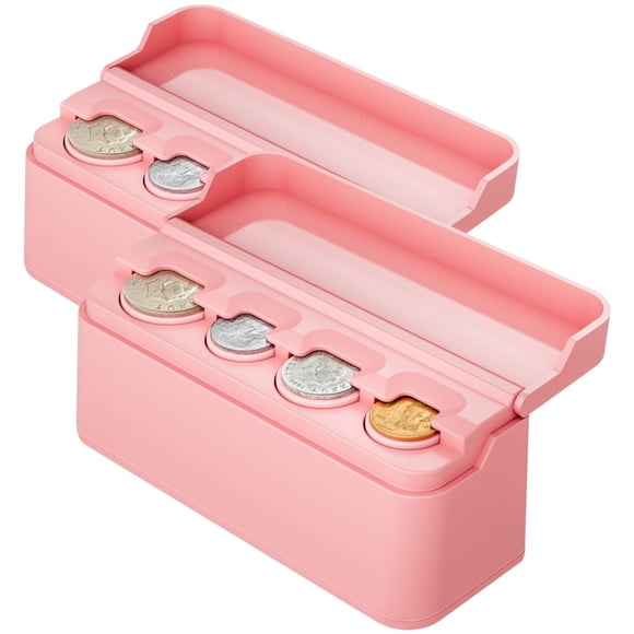 Organizador para monedas JOYTUTUS Universal Car Pink (paquete de 2)