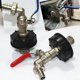 thumbnail image 2 of 2 Pieces IBC Tank Cap, S60x6 IBC Fitting/Nipple Plug, 1/2" Outlet Diameter, 60mm Inlet Diameter for IBC Tank Valve - Black, 2 of 2