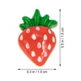 thumbnail image 2 of 30 unids Nail Art Charms Fruits de fresa Rebanadas de uñas Mujeres DIY Nail Art Supplies, 2 of 5