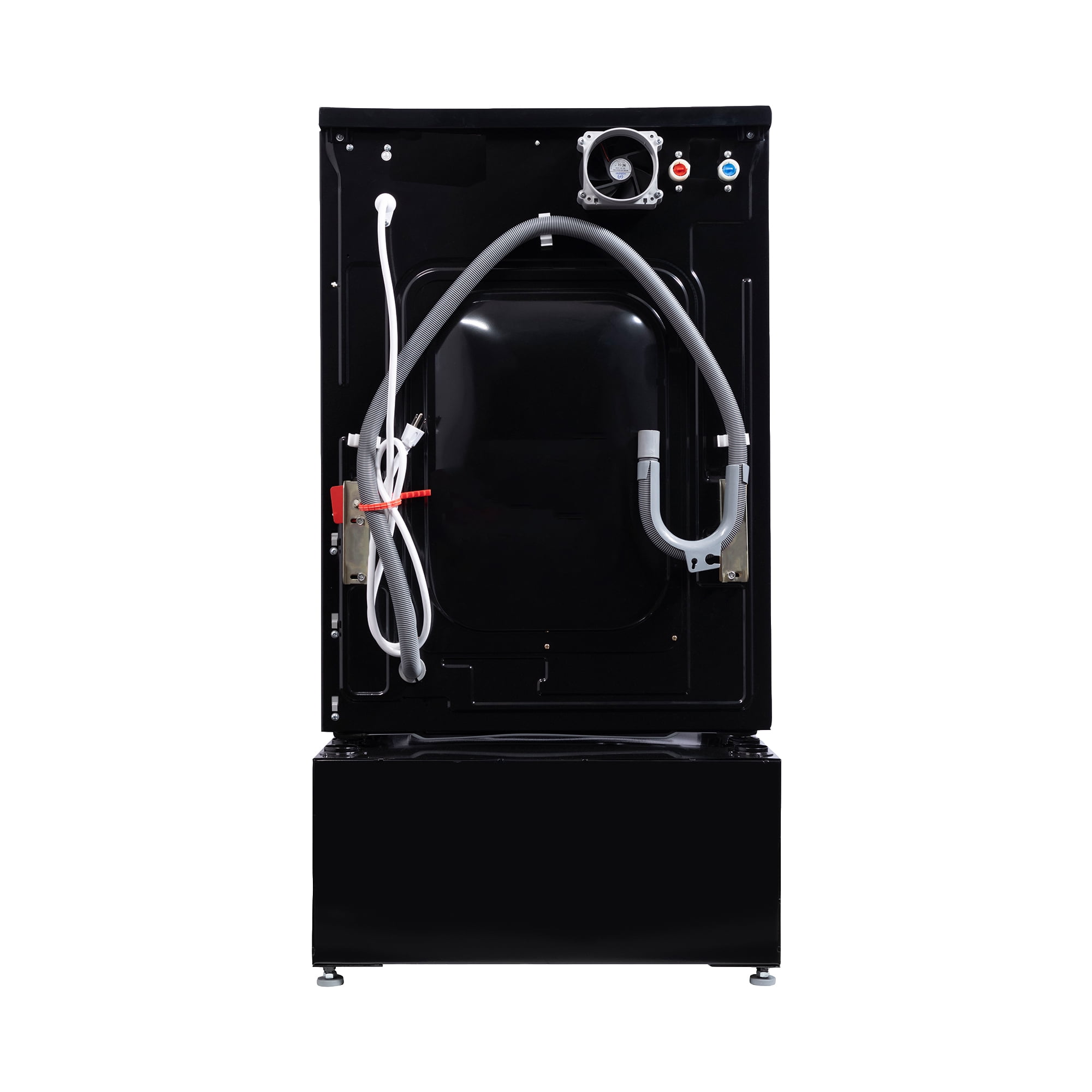 Equator 1.6cf 110V Vented/Ventless Sani Combo Washer Dryer Pet Cycle + Pedestal