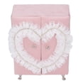 thumbnail image 2 of Dollhouse Wardrobe, Cute Rhinestones Portable Exquisite Dollhouse Furniture Jewelry Box Birthday Gift Decoration  For Earrings, 2 of 8
