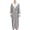 Men-grey, variant on Kukuzhu Women's Unisex Shawl Collar Plush Soft Warm Flannel Fleece Robe Bathrobe