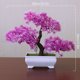 thumbnail image 2 of Cateissary Maceta Decorativa con Planta Artificial Simulación Bola de Hierba Bonsai Adorno de Flores Decorativo para el hogar Rosa Decoración flor de loto yunsong, 2 of 3