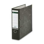 Leitz European A4 Lever-Arch Two-Ring Binder, 3" Capacity, 11.7 x 8.27, Black Marble (R80BK)