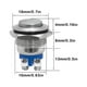 thumbnail image 3 of Kenally Interruptor Push 16mm Momentary Marine Auto-Reset Timbre Terminal Prensado Power Reset Tornillo Impermeable Enganche Automóvil Vehículos, repuestos y accesorios Mis, 3 of 6