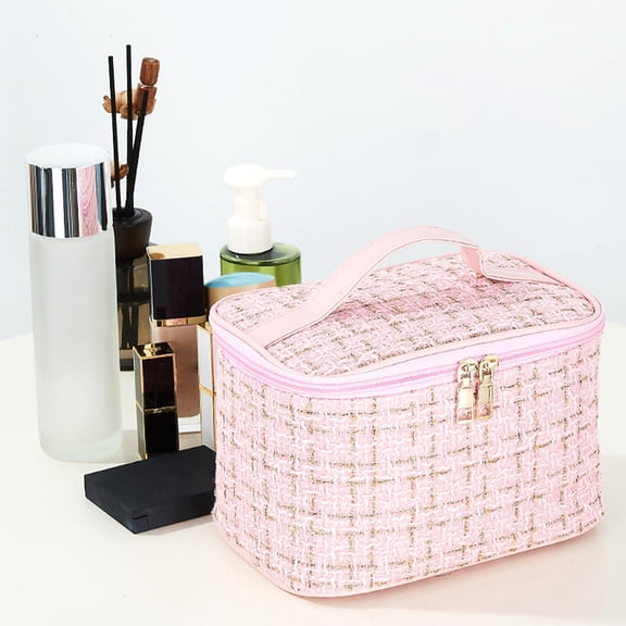 PONPRNGY Large Capacity Makeup Bag Travel Portable High Beauty Small Bag Cosmetic Storage Bag Portable Wash Bag