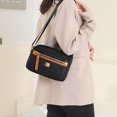 thumbnail image 4 of geerera Women Shoulder Handbag, Fashion Tote , Lightweight Crossbody Bag With Multiple Pockets And One Shoulder Nylon Fabric 9x4x6 inch, 4 of 5