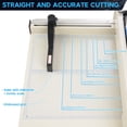 thumbnail image 3 of Yescom A3 400 Sheets Paper Cutter Heavy Duty 17" Blade Large Industrial Guillotine Cutting Cardstock Trimmer, 3 of 11