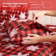 thumbnail image 5 of Juego de sábanas JSD Red Buffalo Plaid Snowflakes, tamaño doble, 3 piezas, 5 of 6
