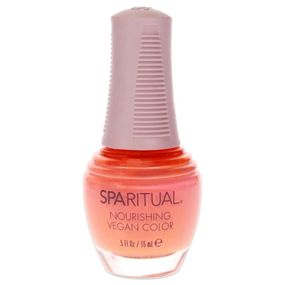 Colorante vegano nutritivo - Growing Young de SpaRitual para mujeres - Esmalte de uñas de 0,5 oz SpaRitual Esmalte de uñas 0.5 oz