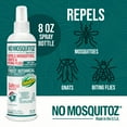 thumbnail image 4 of No Mosquitoz Botanical Insect Repellent, DEET-Free, Made with Natural Essential Oils, Non-Greasy Formula, Woodsy Scent, 8 Fl. Oz. and 2 Fl. Oz. Spray Bottle Set, 4 of 9