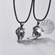 thumbnail image 1 of Collar magnético de proyección para pareja, colgante emparejado de distancia de corazón de amante, joyería para mujer, regalo del Día de San Valentín, 2 piezas, 1 of 4