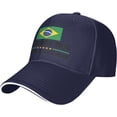 thumbnail image 2 of Make Brazil Great Again Hat Flavio Bolsonaro 2026 Baseball Cap Dad Trucker Hat, 2 of 8