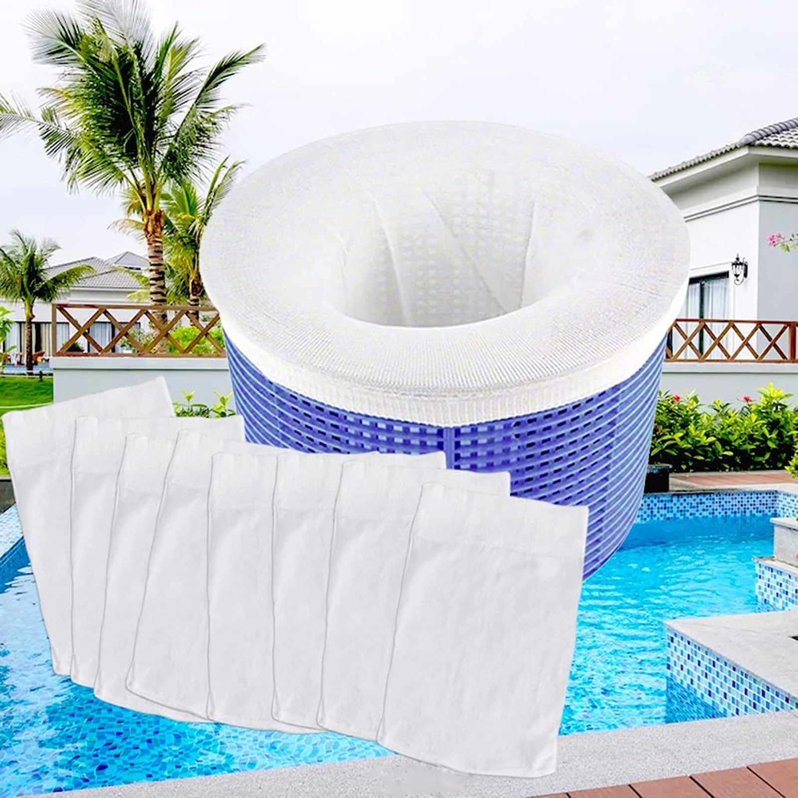 Poolbags en polyester lavable pour skimmer de piscine AQUAREVA® - H2o  Piscines & Spas