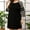Black, variant on Sakmal Moomoo Nightgowns for Women Plus Size Cute Sleepwear Patchwork Black Long Sleeve Nightgowns