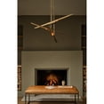 thumbnail image 5 of Regina Andrew 16-1081 Concorde 6 Light 38" Wide Linear Chandelier - Brass, 5 of 7