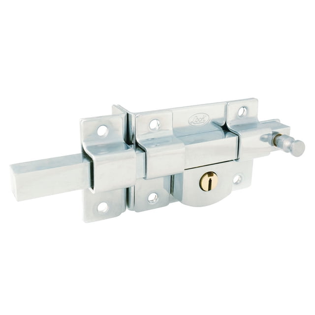 Cerradura derecha barra fija estándar cromo brillante Lock Lock L560DCB