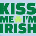thumbnail image 2 of CafePress - Kiss Me I'm Irish Shamrock Infant Bodysuit - Baby Light Bodysuit, Size Newborn - 24 Months, 2 of 4
