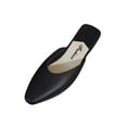 thumbnail image 2 of Mule Slippers for Women,Slingback Buckle Flat Pointed Toe Backless Mule Slides Slip On Loafers, 2 of 3