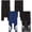 Black Mesh/Navy/Black Colorblock, variant on Boys’ Sweatpants – 4 Pack Active Fleece Jogger Pants (Size: 8-16)