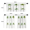thumbnail image 4 of LALILO Kitchen Curtains and Valances Set of 3 36" Coconut Window Treatment Tiers for Window Decor, 4 of 5
