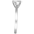 thumbnail image 2 of 1 Carat DEW Oval-Cut Moissanite 10K White Gold Solitaire Engagement Ring, 2 of 4