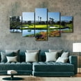 thumbnail image 2 of TISHIRON 5PCS Framed Canvas Wall Art Set,60"x32" Indian Wells Golf Resort Canvas Art Decor, 2 of 7