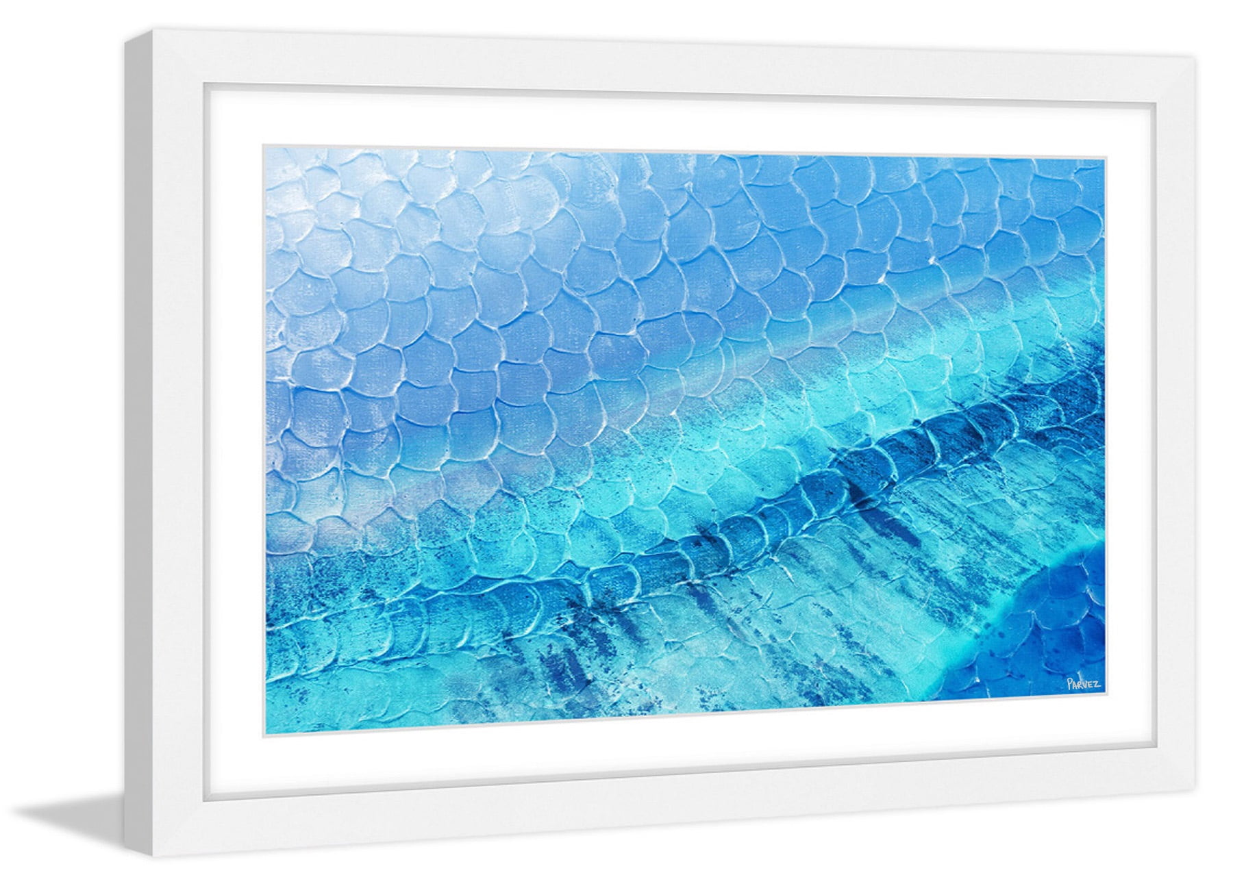 "Blue Pools" Framed Painting Print