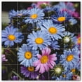 thumbnail image 1 of Picture-Tiles.com: Flowers Ceramic Tile Wall Mural WAL500618-55L. 40"W x 40"H using (25) 8" x 8" Ceramic Tiles-Satin Finish, 1 of 3