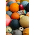 thumbnail image 2 of Sienda, Jolly 17x24 White Modern Wood Framed Museum Art Print Titled - Homer-Alaska-Multi-colored buoy-floating devices, 2 of 4