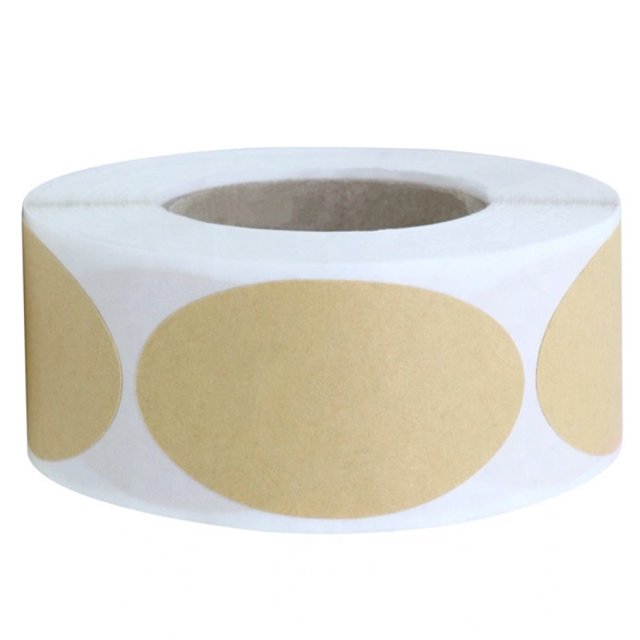 250pcs Blank Handmade Kraft Paper Labels, Gift Labels for Jars