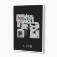 thumbnail image 3 of CS:GO de_Vertigo Map Poster; Gaming Wall Art, 3 of 3
