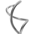 thumbnail image 4 of KAKOWELY 2pcs Spiral Threader Earring Pull Through Earrings Handmade Twisted Linear Curved Dangle Earring,1.97"X0.55"X0.08", 4 of 5