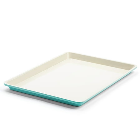 GreenLife Bakeware Healthy Ceramic Nonstick  Cookie Sheet  18  x 13   Turquoise