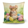 thumbnail image 5 of Easter Pillow Covers for Decorative Throw Pillows for Men Women 18X18 Inch Blank White Polyester Pillowcase for Drawing, 5 of 5