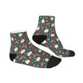 thumbnail image 6 of Salouo Santa Claus Pattern Unisex Middle Tube Socks,Middle-Finger Knee High Socks Over The Calf Tube Stocking Crew Stockings for Women and Men Tube Socks, 6 of 8