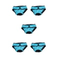thumbnail image 3 of kurtrusly Physiological Pants For Dogs Experience And With These Tailored Pants Reusable Bowtie - Lake Blue XL 5Set, 3 of 6
