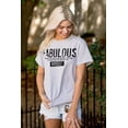 thumbnail image 4 of Funny Myself Fabulous Definition Women's Plus Size Graphic Tee Brisco Brands 3X, 4 of 5