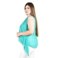 thumbnail image 2 of Blusa sin manga estilo chaleco Roman Fashion / Tallas Extras, 4053 (Menta) verde claro 38, 2 of 5