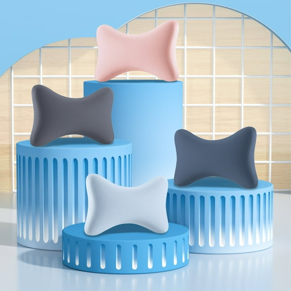 ufehgfjh Ice Silk Home Office Duple-Use Memory Foam Recliner Small Pillow Neck Headrest Chair Pillow Car Seat Cervical Pillow Cushion Neck Protection Clearance Items