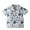 Blue, variant on Generic Toddler Boys Girls Short Sleeve Cartoon Prints Coat Kids Tops T Shirt With Pocket