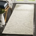 thumbnail image 3 of SAFAVIEH Blossom Travis Geometric Wool Area Rug, Silver/Ivory, 9' x 12', 3 of 10