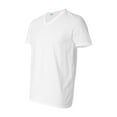 thumbnail image 1 of Gildan - T-Shirt Col en V Softstyle - 64V00 - Blanc - Taille : TG, 1 of 1