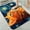 Orange Cat against Starry Background, variant on 1pc Sitting Brown Bear Illustration Bathroom Rug Bathroom Decor and Accessories- Durable,Anti Slip,And Quick Drying,Suitable For Indoor/outdoor Use - Perfect For Bathrooms,Bedrooms,Kitchens