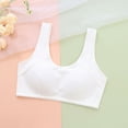 thumbnail image 2 of shoper Bras for Girls No Chafing Soft Fabric Supportive Girls' Training Bra Girls' Training Bras for Everyday Wear White 90, 2 of 4