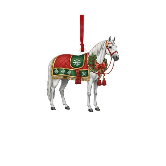 Colgante Plano de Acrílico de Navidad 8cm