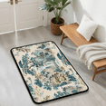 thumbnail image 3 of CURLYOOT Chinoiserie Asian Landscape Front Door Mat, Washable Non-Slip Door Mat, Indoor Outdoor Floor Mats Absorbent Welcome Doormat for Entrance 20" x 30", 3 of 8