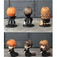 thumbnail image 4 of 2025 Conjunto completo de 3/5/6 piezas de la película más nueva y popular, muñecos de Hermione Snape, Ron y su varita mágica, modelo de adornos decorativos, 4 of 5