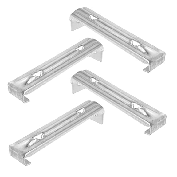 WESIEVYA 4Pcs Metal Gutter Hangars for Roof Durable Rain Gutter Holders Heavy Load Bearing